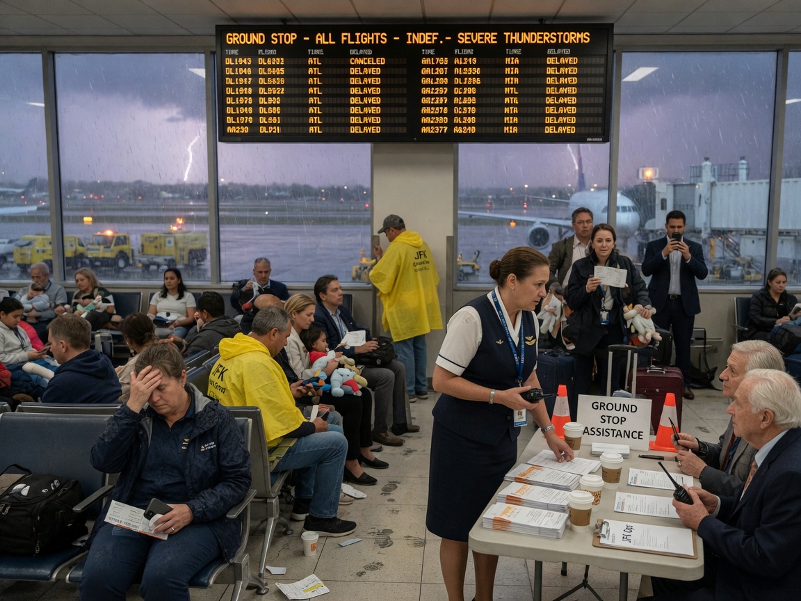 Dealing with Severe Weather Ground Stops at JFK Airport